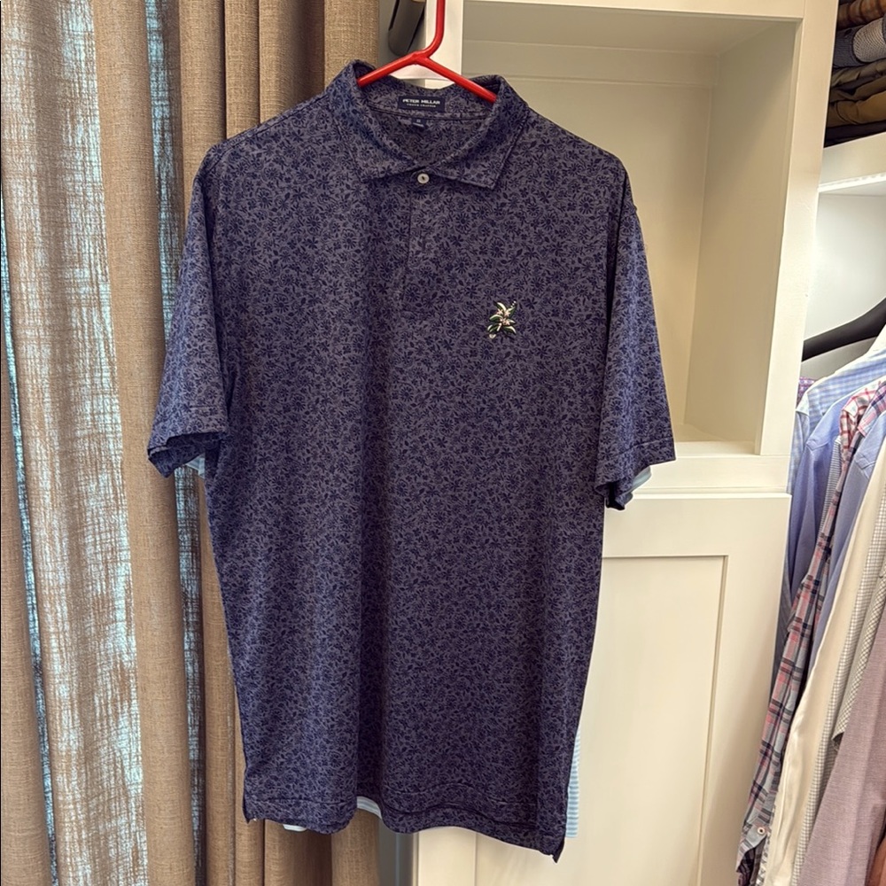 Peter Millar Crown Crafted 2 Button Laurel Valley GC Polo